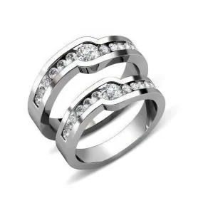 0.90 CT Round Cut Diamonds - Wedding Set