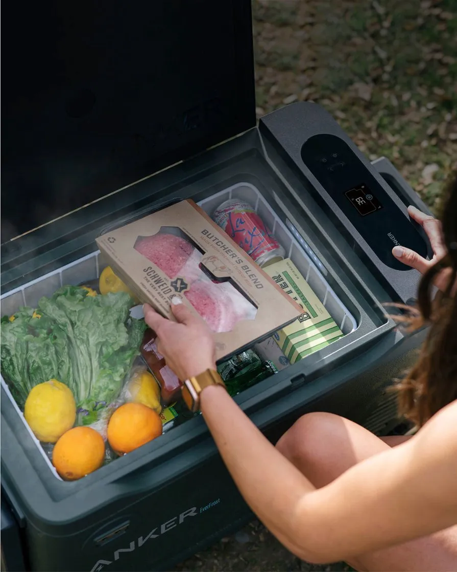 Anker EverFrost Portable Cooler <b>30</b> with New 299Wh Battery, Powered by AC/DC/Solar（oso）