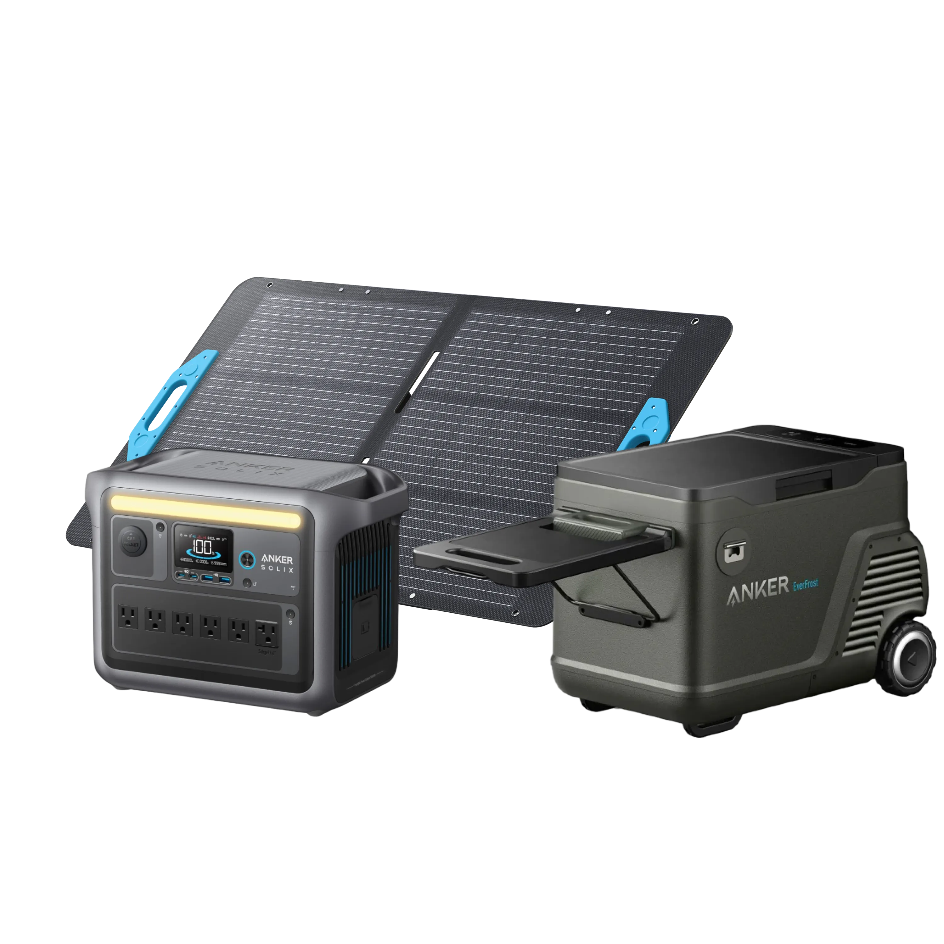 Anker EverFrost Portable Cooler <b>30</b> with New 299Wh Battery, Powered by AC/DC/Solar（oso）