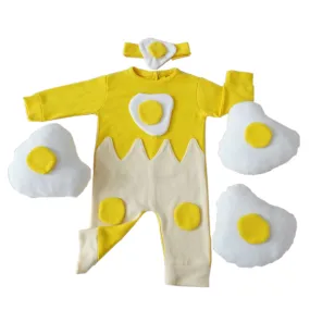 Babymoon Egg Newborn Photography Outfit Costume | Set of 5