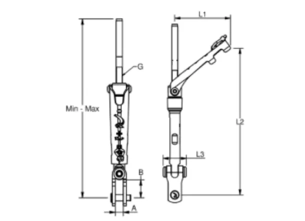 Blue Wave UNF - QRT with Reinforced Toggle - Quick Tune Rigging Screws - 2 Sizes