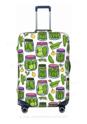 Canned Pickles Y2K Luggage Cover Cherrykitten