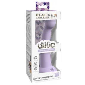 Dillio Platinum 6' Secret Explorer Silicone Dildo - Purple