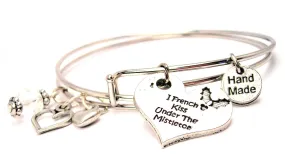 I French Kiss Under The Mistletoe Expandable Bangle Bracelet Set