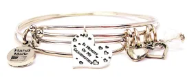 In Memory Of My Grandmother Expandable Bangle Bracelet Set