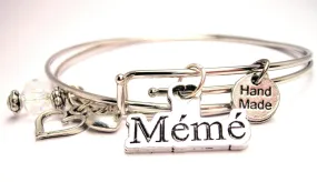 Meme Expandable Bangle Bracelet Set