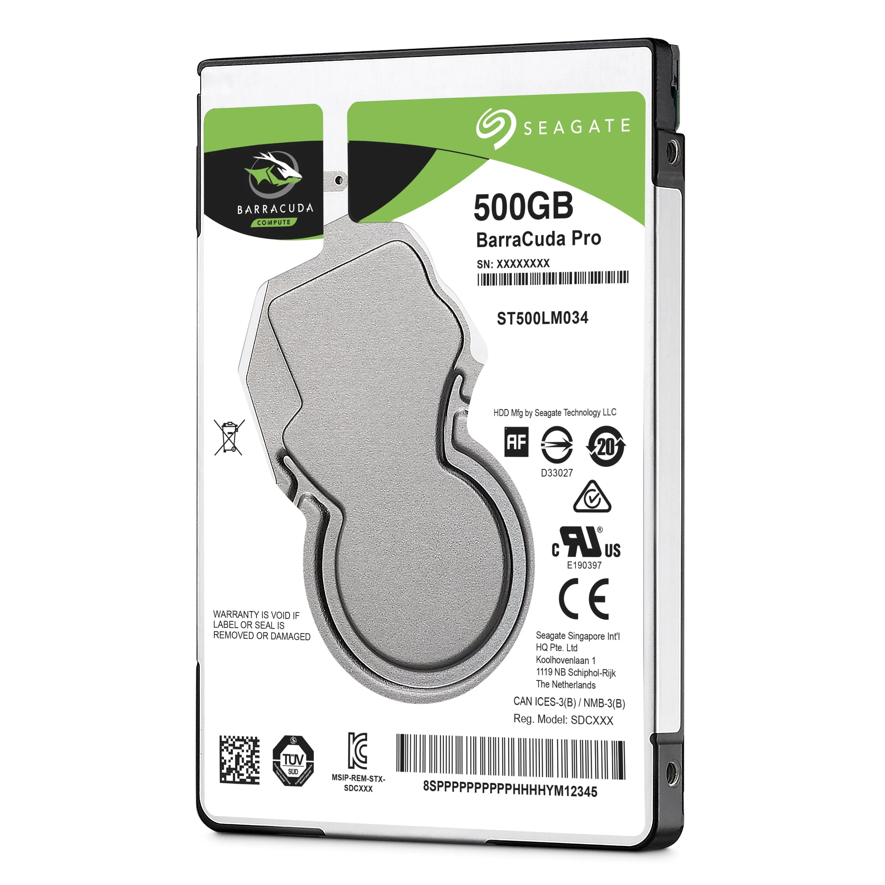 Seagate Barracuda Pro St500lm034 - Hard Drive - 500 Gb - Internal - Sata 6Gb/S - 7200 Rpm - Buffer: 128 Mb